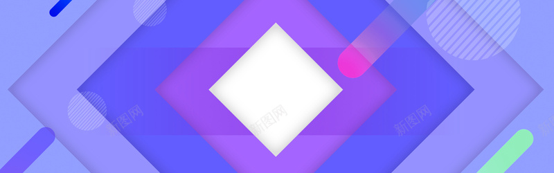 蓝紫色几何拼接渐变条纹方框bannerjpg设计背景_新图网 https://ixintu.com banner 几何 圆 店铺 扁平 时尚 条纹圆圈 活动页 淘宝 渐变 简约 蓝紫色