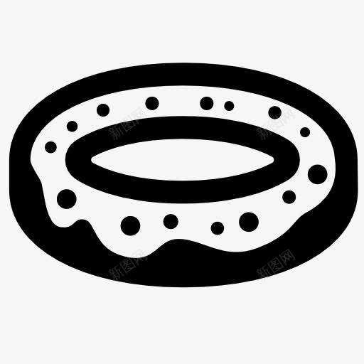 炸面圈图标png_新图网 https://ixintu.com 甜甜圈 面包