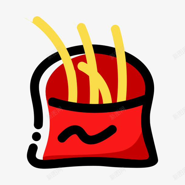 薯条卡通图标png_新图网 https://ixintu.com PNG 卡通 图标 薯条