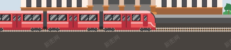 春运回家过年蓝色手绘简约插画背景psd设计背景_新图网 https://ixintu.com 回家过年 蓝色背景 时尚 春运 矢量 大气 火车 卡通 动车 简约背景