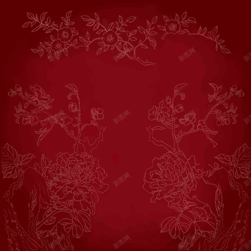 春节红色中国风喜庆背景jpg设计背景_新图网 https://ixintu.com 春节 红色 中国风 喜庆 花纹 背景 热烈