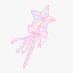 手绘星星和蝴蝶结png免抠素材_新图网 https://ixintu.com 手绘画 星星 矢量装饰 蝴蝶结 装饰