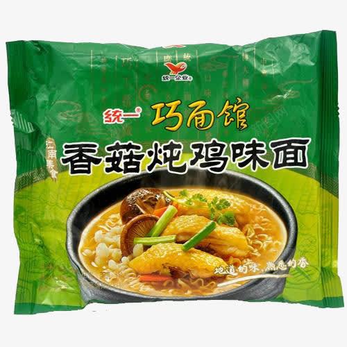 统一香菇炖鸡面png免抠素材_新图网 https://ixintu.com 产品实物 快餐食品 方便面 泡面 香菇炖鸡味
