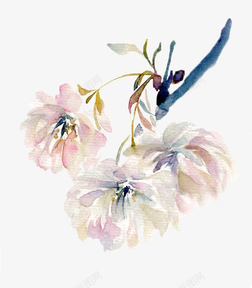 复古粉色花朵绿叶png免抠素材_新图网 https://ixintu.com 复古 粉色 绿叶 花朵