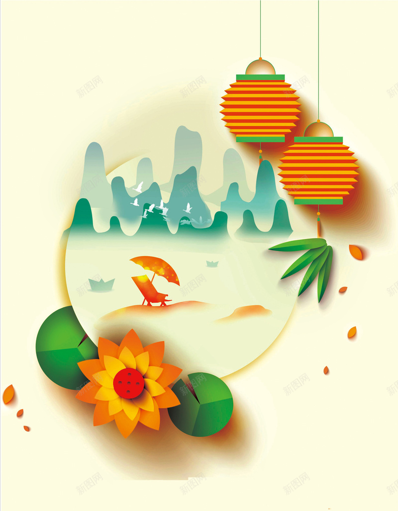 黄色中式手绘古典节日背景素材jpg高清背景_新图网 https://ixintu.com 中式 古典 山水 手绘 黄色 灯笼 花朵 中国风背景 节日背景 新年素材 古典手绘