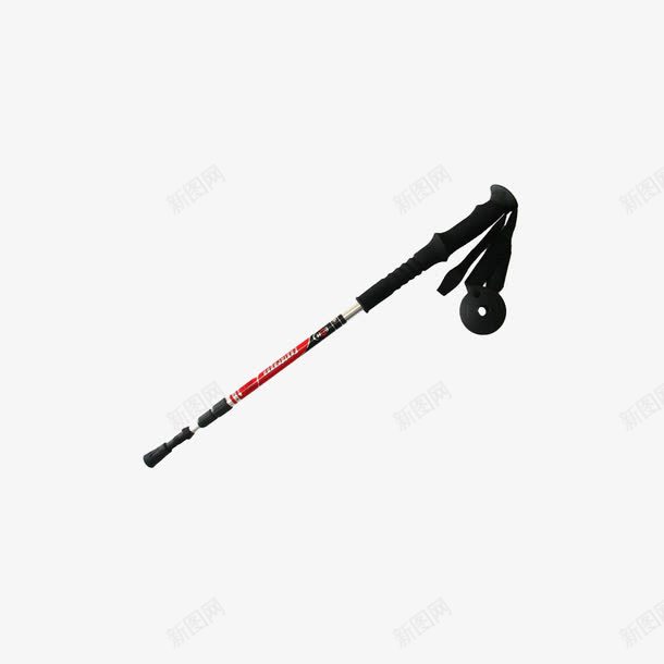 黑红色手持登山杆png免抠素材_新图网 https://ixintu.com 登山杆 登山杖 登山用品