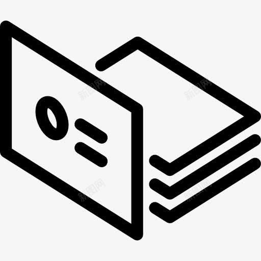 堆栈的演示卡图标png_新图网 https://ixintu.com 人 可达性 访问 识别 身份卡 身份证