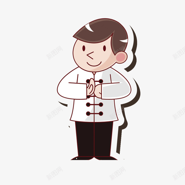 卡通中国风男人矢量图eps免抠素材_新图网 https://ixintu.com 中国风 功夫 卡通 手绘 男人PNG矢量图 男人免扣PNG图 矢量男人 矢量图