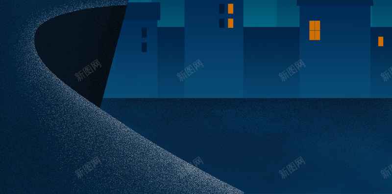 原创插画手绘高山夜晚psd设计背景_新图网 https://ixintu.com 夜晚 女孩 房屋 手绘 插画 星空 远山 高山