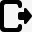退出Glyphsmenuicons图标png_新图网 https://ixintu.com exit 退出