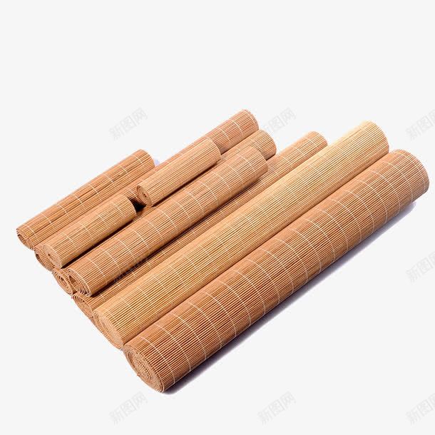 夏天竹席png免抠素材_新图网 https://ixintu.com 产品实物 夏天 木制 竹席