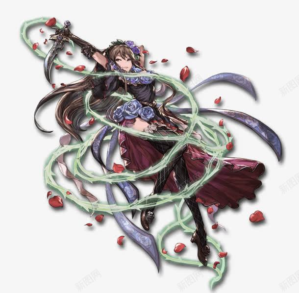徜徉在花海中的美女png免抠素材_新图网 https://ixintu.com 徜徉 美女 花海