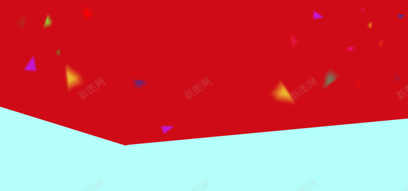店铺促销背景psd设计背景_新图网 https://ixintu.com 激情 色彩 彩带碎片 狂欢 促销 打折 海报banner