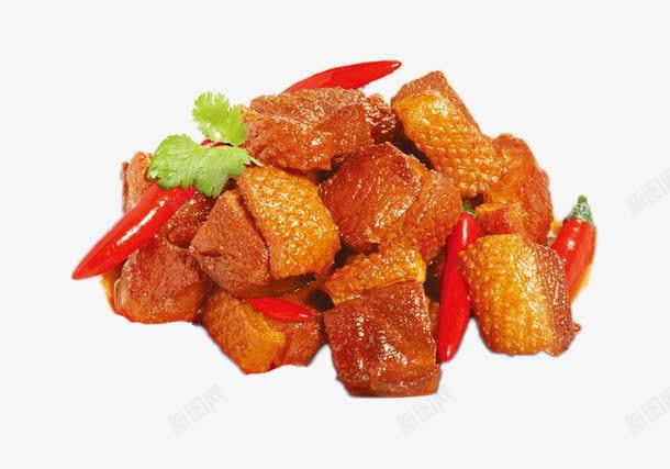 尖椒鹅肉png免抠素材_新图网 https://ixintu.com 好吃的鹅肉 美味 美食 饭菜 鹅肉