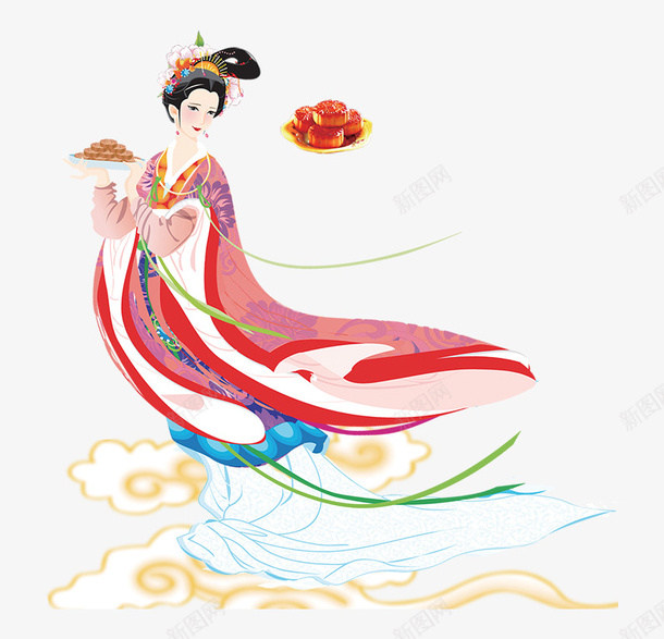 com 中秋节 仙子 八月十五 后羿 嫦娥 广寒宫 月亮 月宫 月饼 玉兔