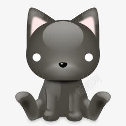 黑色花猫png免抠素材_新图网 https://ixintu.com 花猫 黑色