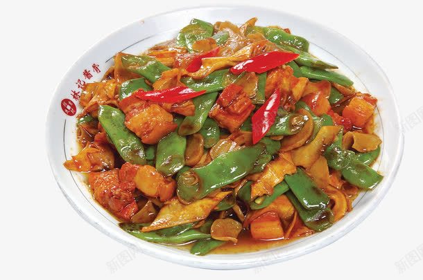 肉炒干菜三片png免抠素材_新图网 https://ixintu.com 中华美食 中国美食 产品实物 肉炒干菜 菜品 菜肴 餐饮