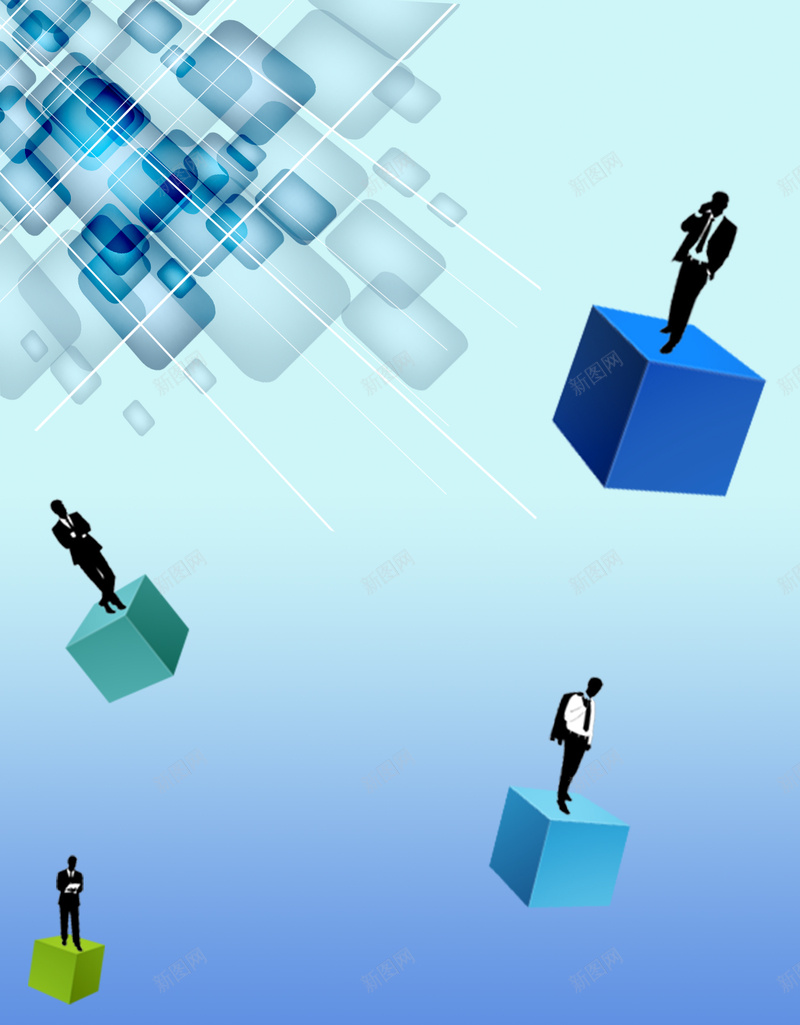 商务办公公司展板海报背景psd设计背景_新图网 https://ixintu.com 3d 人物 全球 公司展板 商务 商务办公 商务背景 数据 蓝天