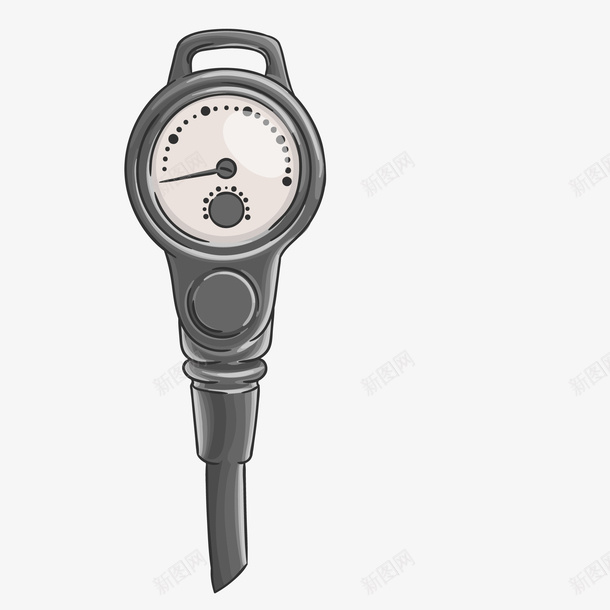 卡通水压显示器矢量图ai免抠素材_新图网 https://ixintu.com 卡通 手绘 显示器 水压 水压表 测试 潜水装备 矢量图
