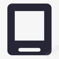 手绘黑色手机图标png_新图网 https://ixintu.com 图标 手机 黑色