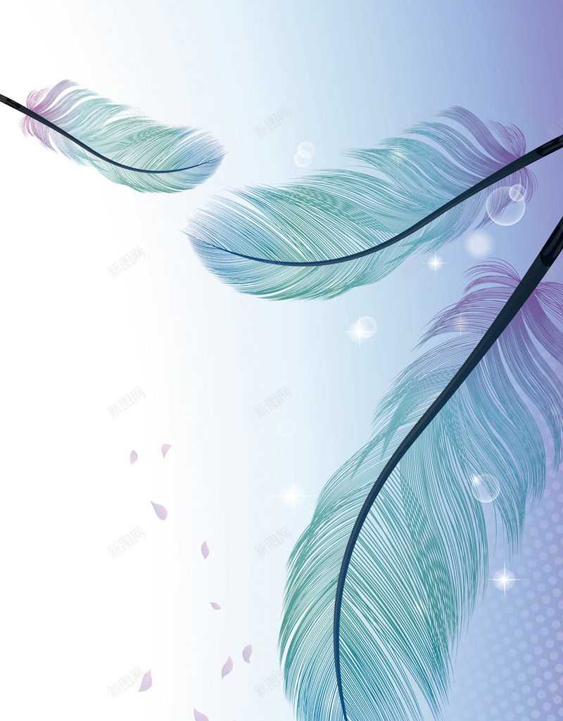 蓝色羽毛H5背景jpg设计背景_新图网 https://ixintu.com H5 H5背景 h5 女装 小清新 文艺 简约 羽毛 蓝色