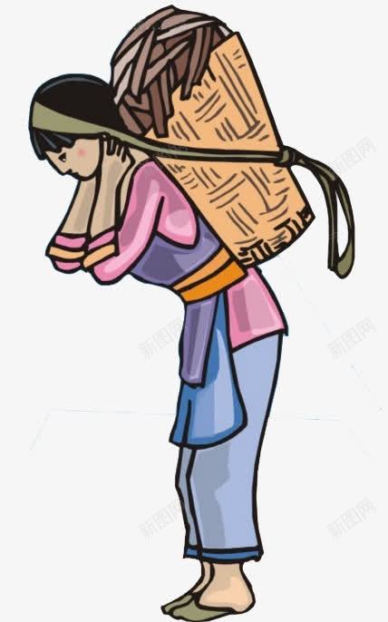 苗族姑娘png免抠素材_新图网 https://ixintu.com 卡通 姑娘 手绘 苗族 苗族姑娘