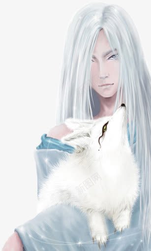 白发魔女古风图png免抠素材_新图网 https://ixintu.com 古风 白发魔女