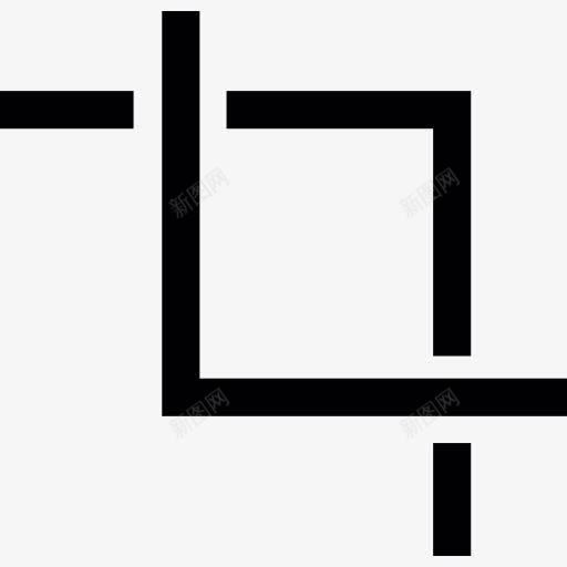 裁切工具图标png_新图网 https://ixintu.com 切割 接口 种植 线 软件