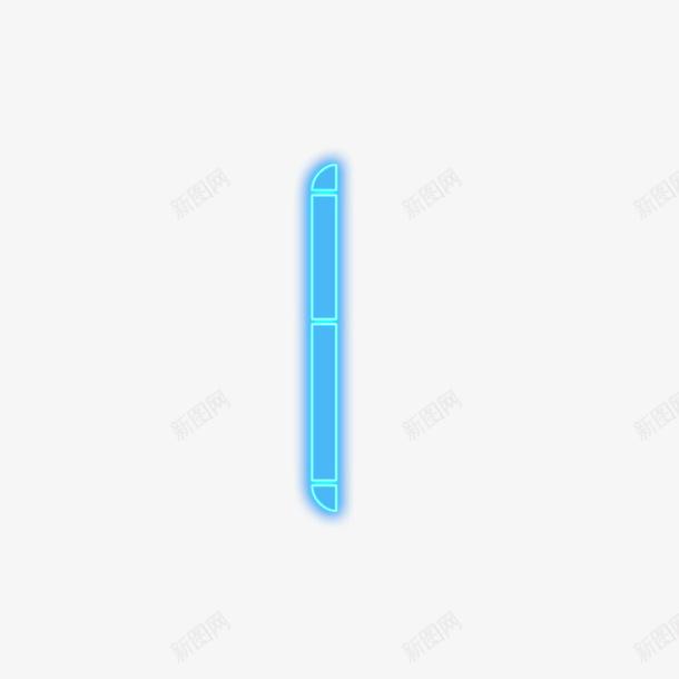 发光体阿拉伯数字7png免抠素材_新图网 https://ixintu.com 免抠 发光 数字 蓝色