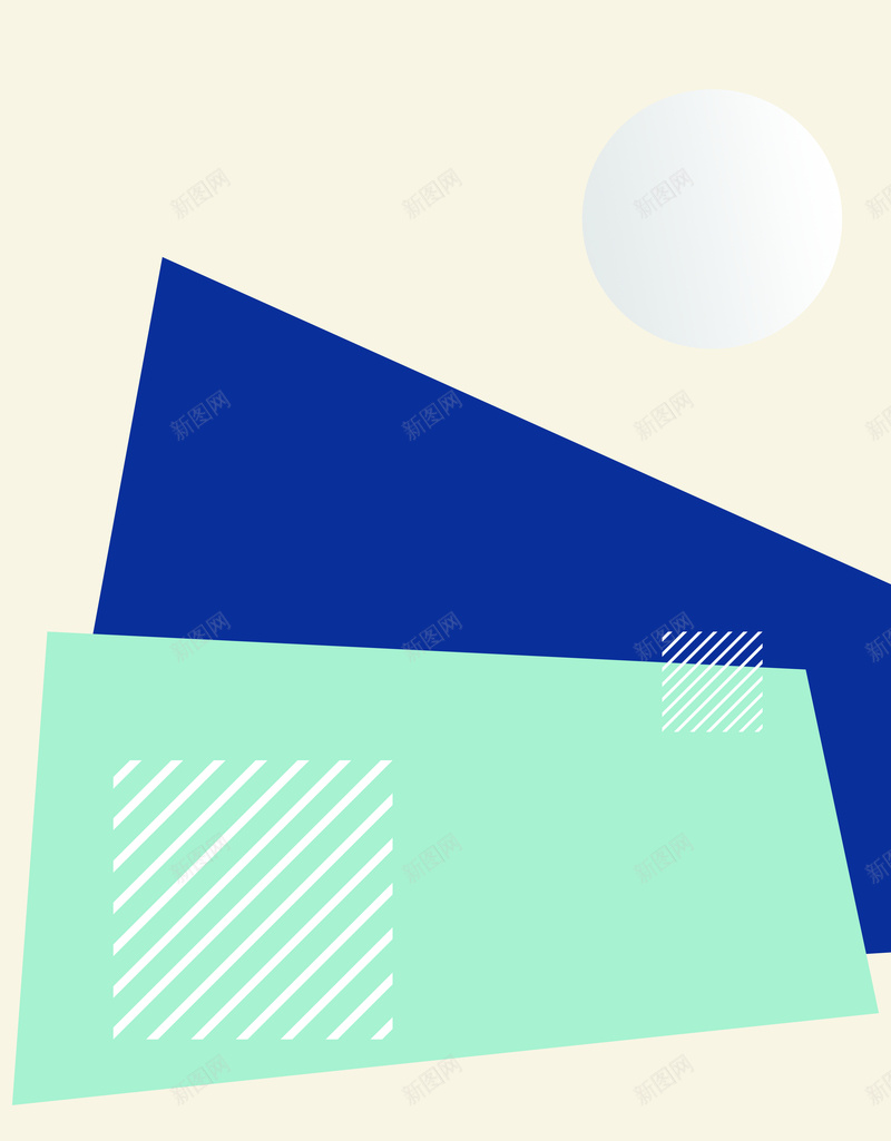 蓝色简约几何图形背景材料psd设计背景_新图网 https://ixintu.com 几何图形 材料 简约 背景 蓝色
