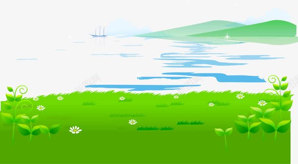 绿地草地湖水海报促销png免抠素材_新图网 https://ixintu.com 湖水 湖水素材 绿地 绿地湖水 草地 草地素材