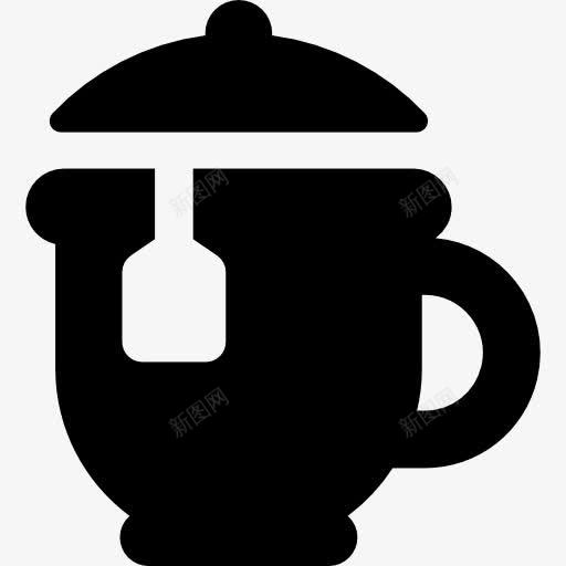 大茶壶图标png_新图网 https://ixintu.com 喝热饮料 壶 茶 茶罐 食品 饮料