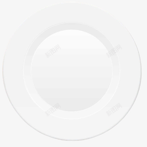 圆形白色盘子3png免抠素材_新图网 https://ixintu.com 圆 子 白 盘