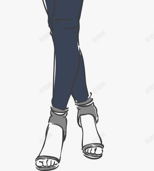 时尚气质美女png免抠素材_新图网 https://ixintu.com 宣传素材 时尚 服装店 装饰