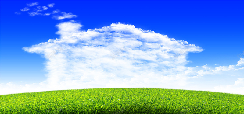 创意房屋草地海报背景jpg设计背景_新图网 https://ixintu.com 创意广告 生态环保 绿色环保 环境保护 生态环境 白云房屋 创意海报 企业文化海报 海报banner 摄影 风景