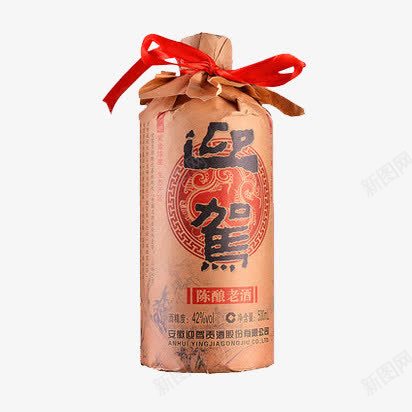 迎驾贡酒png免抠素材_新图网 https://ixintu.com 产品实物 国产白酒 迎驾 陈酿老酒