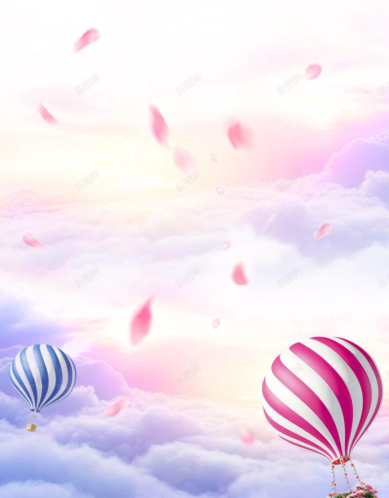 大气梦幻天空漂浮花瓣气球风景背景psd设计背景_新图网 https://ixintu.com 大气 天空 梦幻 气球 漂浮 素材 背景 花瓣 风景
