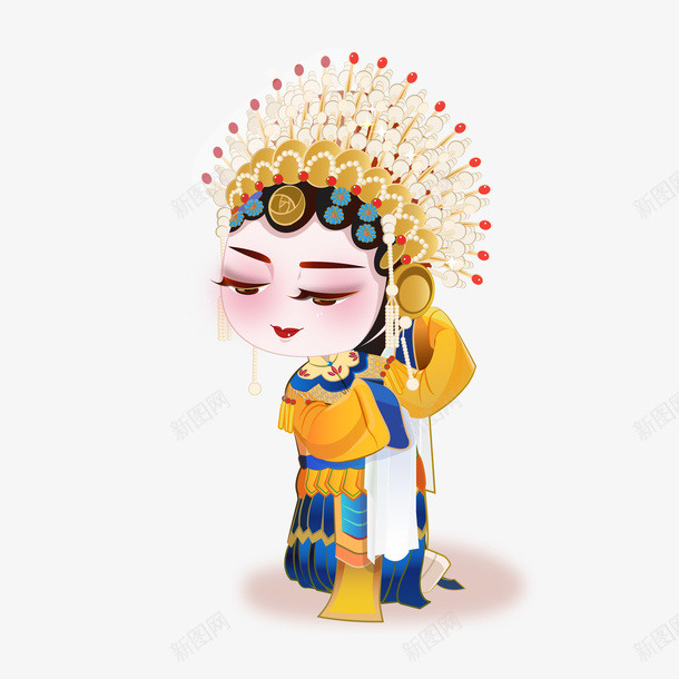 京剧人物国潮贵妃醉酒png免抠素材_新图网 https://ixintu.com 京剧 国潮 贵妃醉酒 戏曲