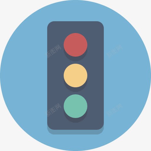信号交通灯交通信号圆形图标png_新图网 https://ixintu.com Signal light signal traffic 交通信号 交通灯 信号