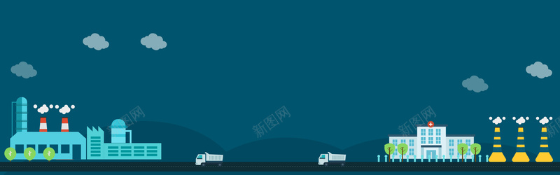 简约卡通扁平城市建筑bannerpsd设计背景_新图网 https://ixintu.com 卡通 卡通城市 城市 大楼 天空 建筑banner 建筑简约 扁平 简约