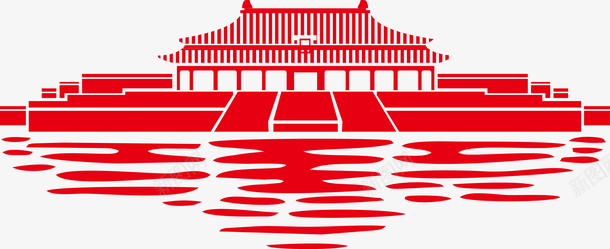 古风古朴房子矢量图ai免抠素材_新图网 https://ixintu.com 古朴 古风 房子 红色 矢量图