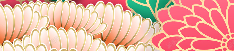 手绘背景图卡通剪纸花元素图psd设计背景_新图网 https://ixintu.com 元素图 剪纸花 卡通 手绘 背景图 花 边框