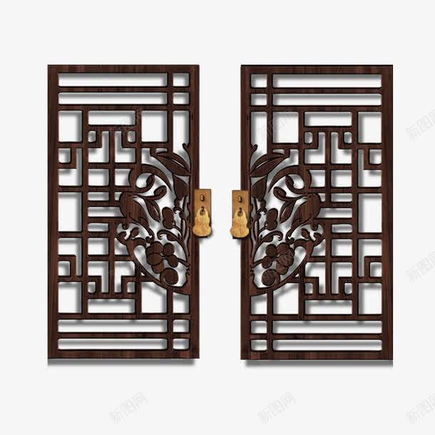 中国风旧上海木雕花窗图png免抠素材_新图网 https://ixintu.com 中国风 免抠图 旧上海 木雕 花窗