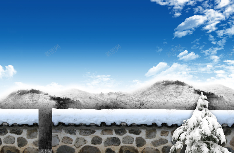 奇幻冰雪蓝天白云旅游背景素材psd设计背景_新图网 https://ixintu.com 滑雪 冰雪乐园 冬季旅游 设计 广告 奇幻冰雪 冻感来袭 冰河世纪