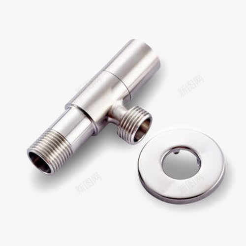 卫浴热水器不锈钢三角阀门png免抠素材_新图网 https://ixintu.com 产品实物 冷热加厚 止水阀 超长加长 阀门 防爆