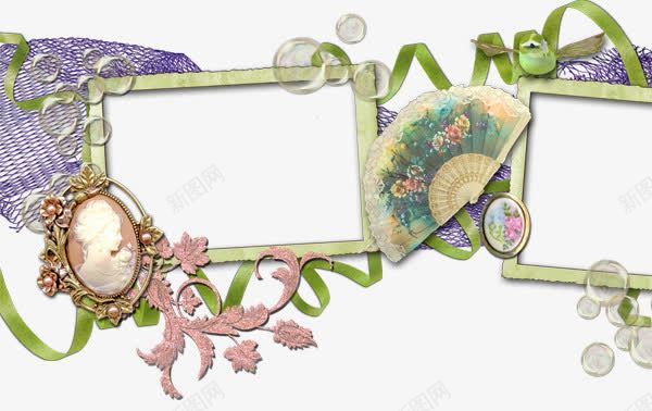 边框相框绿色立体欧式png免抠素材_新图网 https://ixintu.com 欧式 相框 立体 边框