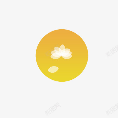 小清新图标图png_新图网 https://ixintu.com 图标 月中花 清新 花