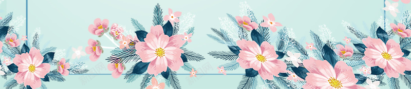 浅绿色清新手绘春季上新花卉背景psd设计背景_新图网 https://ixintu.com 春季上新 花卉背景 浅绿色 手绘 清新 花朵 新品 折扣 上新
