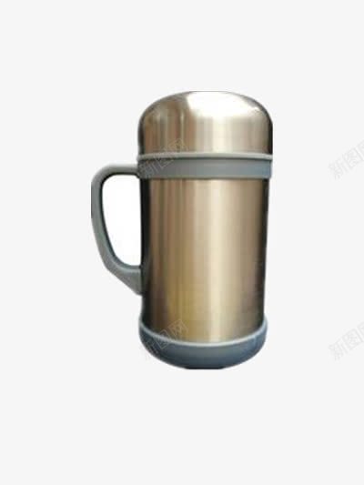 保温杯png免抠素材_新图网 https://ixintu.com 手柄 杯具 杯子 生活用品 金属保温杯 金色