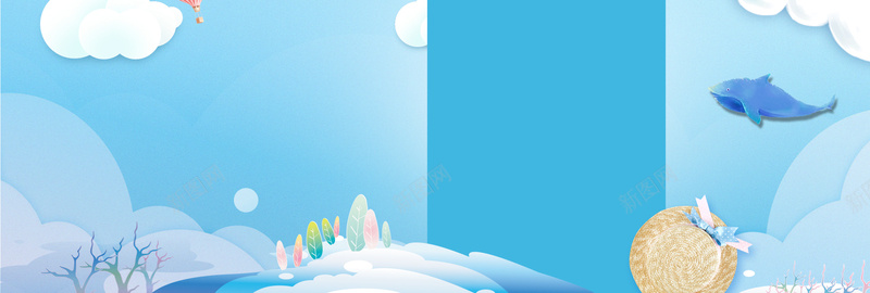 文艺清新扁平化海报bannerpsd设计背景_新图网 https://ixintu.com banner 唯美 女装 女装首页 海报 淘宝女装海报 淡雅 碎花 背景 装修